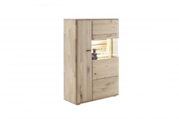 Highboard GIRONA T22 Balkeneiche in Kristalleiche geölt